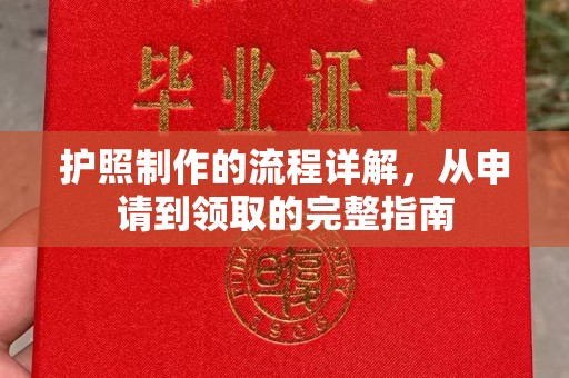 猇亭护照制作的流程详解，从申请到领取的完整指南